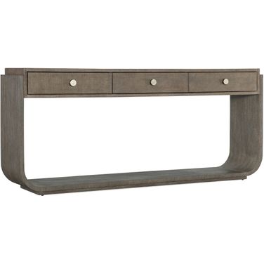 Modern Mood Rectangle Console Table In Dark Wood