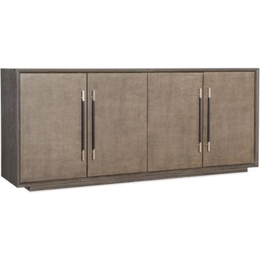 Modern Mood Entertainment Console In Dark Wood
