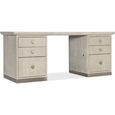 Modern Mood Executive Desk In Light Wood