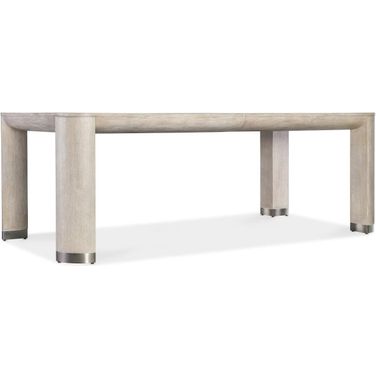 Modern Mood Leg Dining Table with 1-24 Inch Leaf In Light Wood