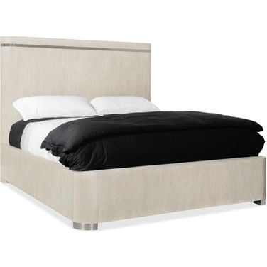 Modern Mood Queen Panel Bed In Light Wood