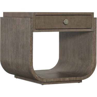 Modern Mood Rectangle End Table In Dark Wood