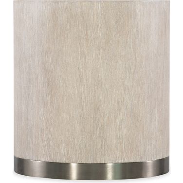 Modern Mood Round End Table In Light Wood