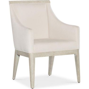 Modern Mood Upholstered Arm Chair Set of 2 In Beige