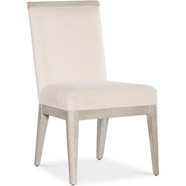 Modern Mood Upholstered Side Chair Set of 2 In Beige