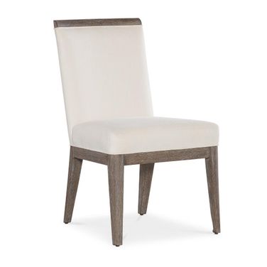 Modern Mood Upholstered Side Chair Set of 2 In Beige