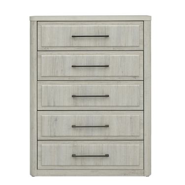 Modern Play 5 Drawer Chest In Natural White