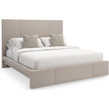Modern Principles Balance King Bed In Putty