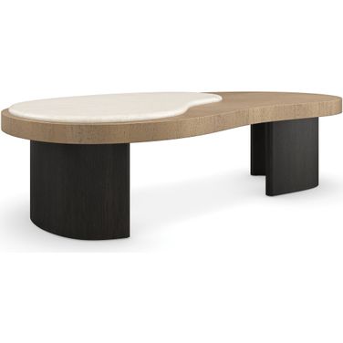 Modern Principles Contrast Cocktail Table In Bronze