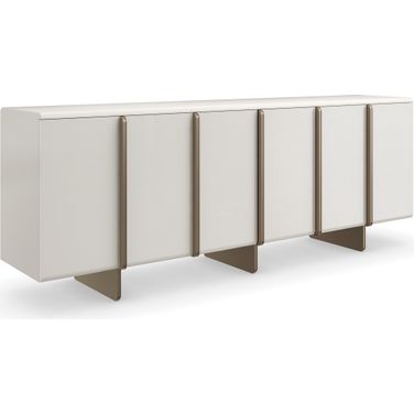 Modern Principles Emphasis Credenza In White