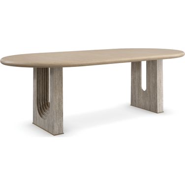 Modern Principles Emphasis Dining Table In Oak