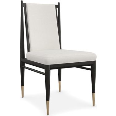 Modern Principles Unity Dark Dining Chair In Cinder