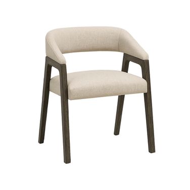 Modern Veil Dining Chair Set of 2 In Beige