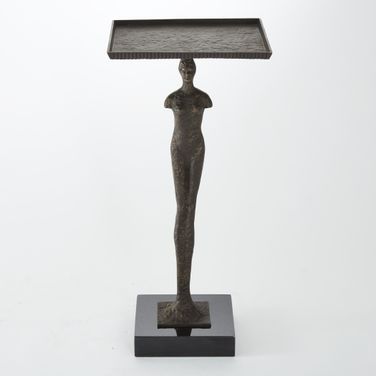 Modern Woman Table In Gray