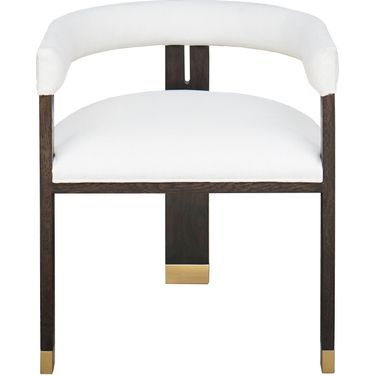 Modern Wooden Accent Chair In Grey