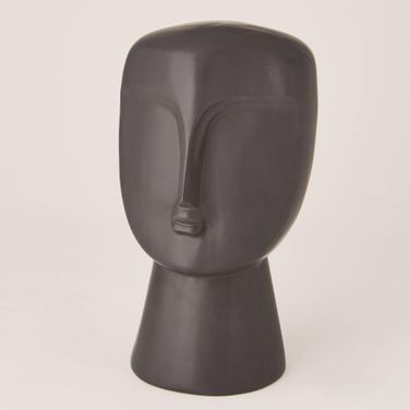 Modernist Bust In Matte Black