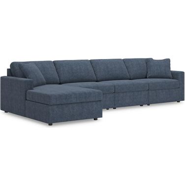 Modmax 4-Piece LAF Sectional with Chaise In Ink