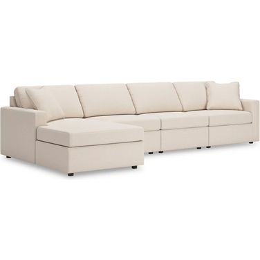Modmax 4-Piece LAF Sectional with Chaise In Oyster