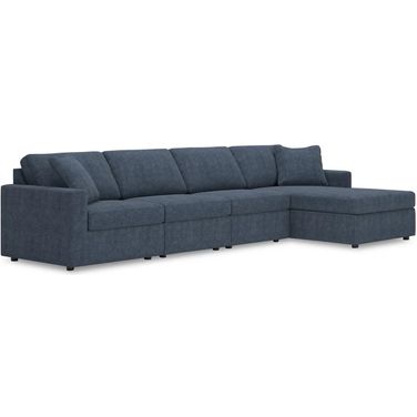 Modmax 4-Piece RAF Sectional with Chaise In Ink