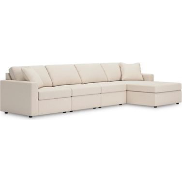 Modmax 4-Piece RAF Sectional with Chaise In Oyster