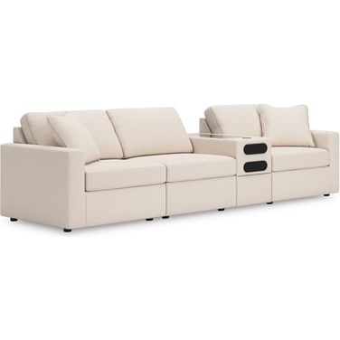 Modmax 4-Piece Sectional with Audio Console In Oyster