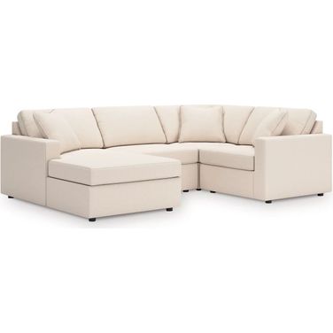 Modmax 4-Piece Sectional with LAF Chaise In Oyster