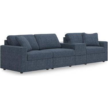 Modmax 4-Piece Sectional with Storage Console In Ink