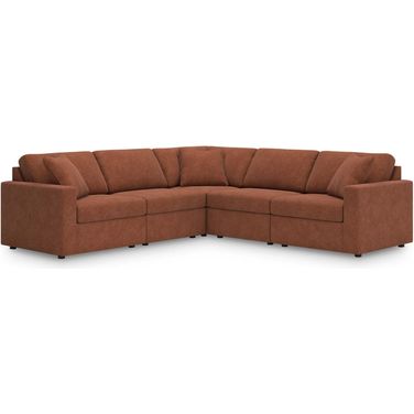 Modmax 5-Piece Sectional In Spice