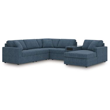 Modmax 6-Piece Sectional with Audio System and Chaise In Ink