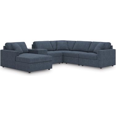 Modmax 6-Piece Sectional with Chaise In Ink