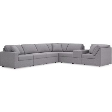 Modmax 7-Piece LAF Sectional In Granite