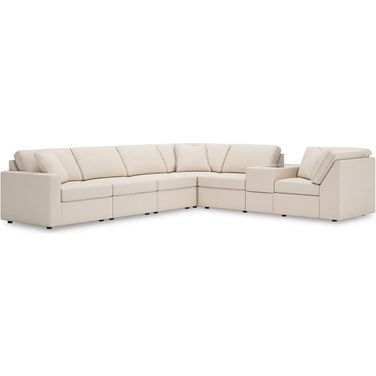 Modmax 7-Piece LAF Sectional In Oyster
