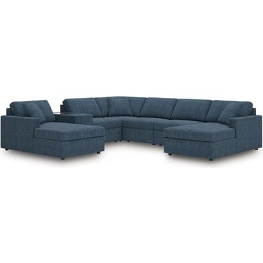 Modmax 7-Piece Sectional with Console In Ink