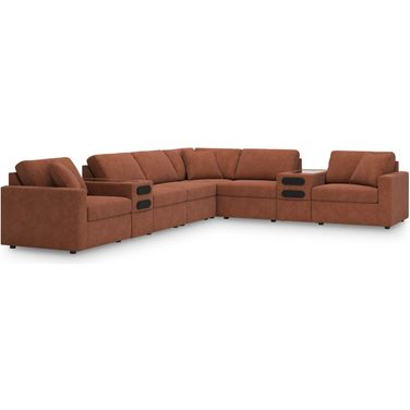 Modmax 8-Piece Sectional In Spice