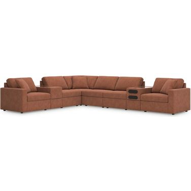 Modmax 8-Piece Sectional In Spice