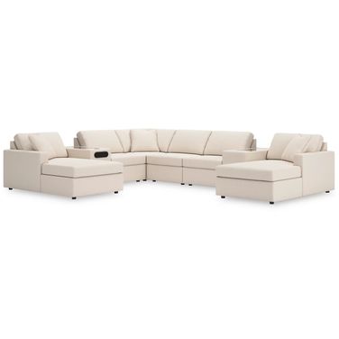 Modmax 8-Piece Sectional with 2 Console In Oyster