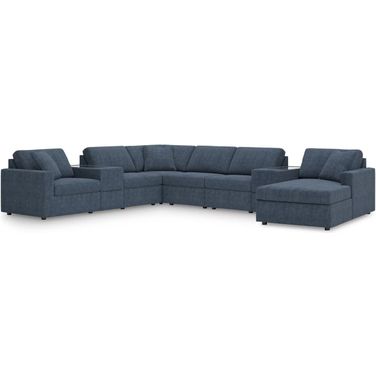 Modmax 8-Piece Sectional with Chaise In Ink