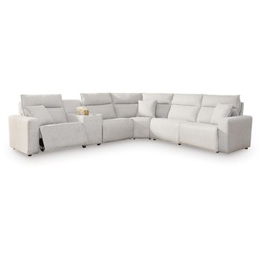 ModMax II 6-Piece Power Reclining Sectional with Console In Stone