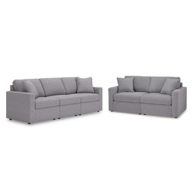 Modmax Sectional Living Room Set in Granite