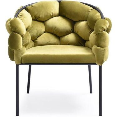 Modrest Debra Modern Green Fabric Dining Chair