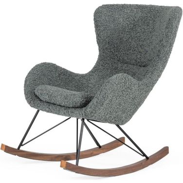 Modrest Ikard Modern Grey Sheep Rocking Chair