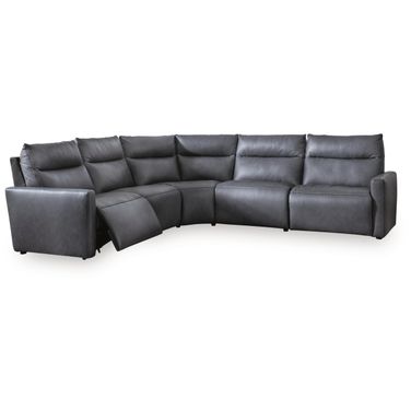 ModZ 5-Piece Power Reclining Sectional In Blue