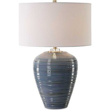 Moher Table Lamp In Blue