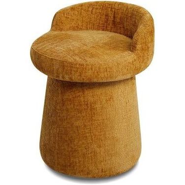 Moko Tall Swivel Lounge Chair In Ochre