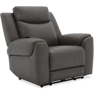 Momentum Power Zero Gravity Recliner with Heat and Massage In Dark Granite