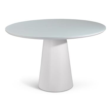 Mona Lacquered Dining Table In Branco