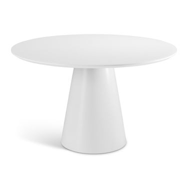 Mona Lacquered Dining Table In Branco