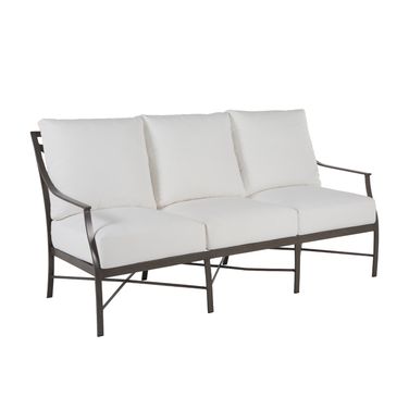 Monaco Aluminum Sofa In Verona Fossil