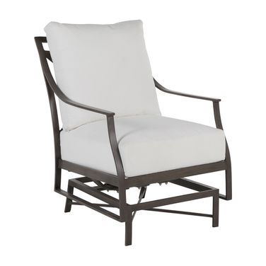 Monaco Aluminum Spring Lounge In Verona Fossil