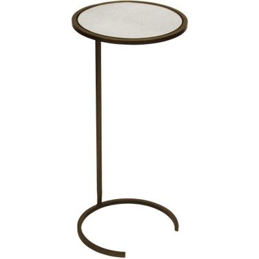 Monaco Bronze Round Small Cigar Accent Table